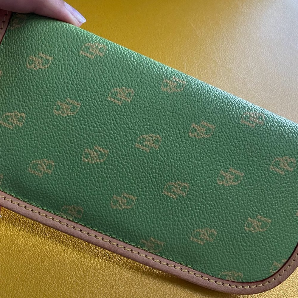 Dooney and Bourke Glasses Case - Yellow/Lime Green